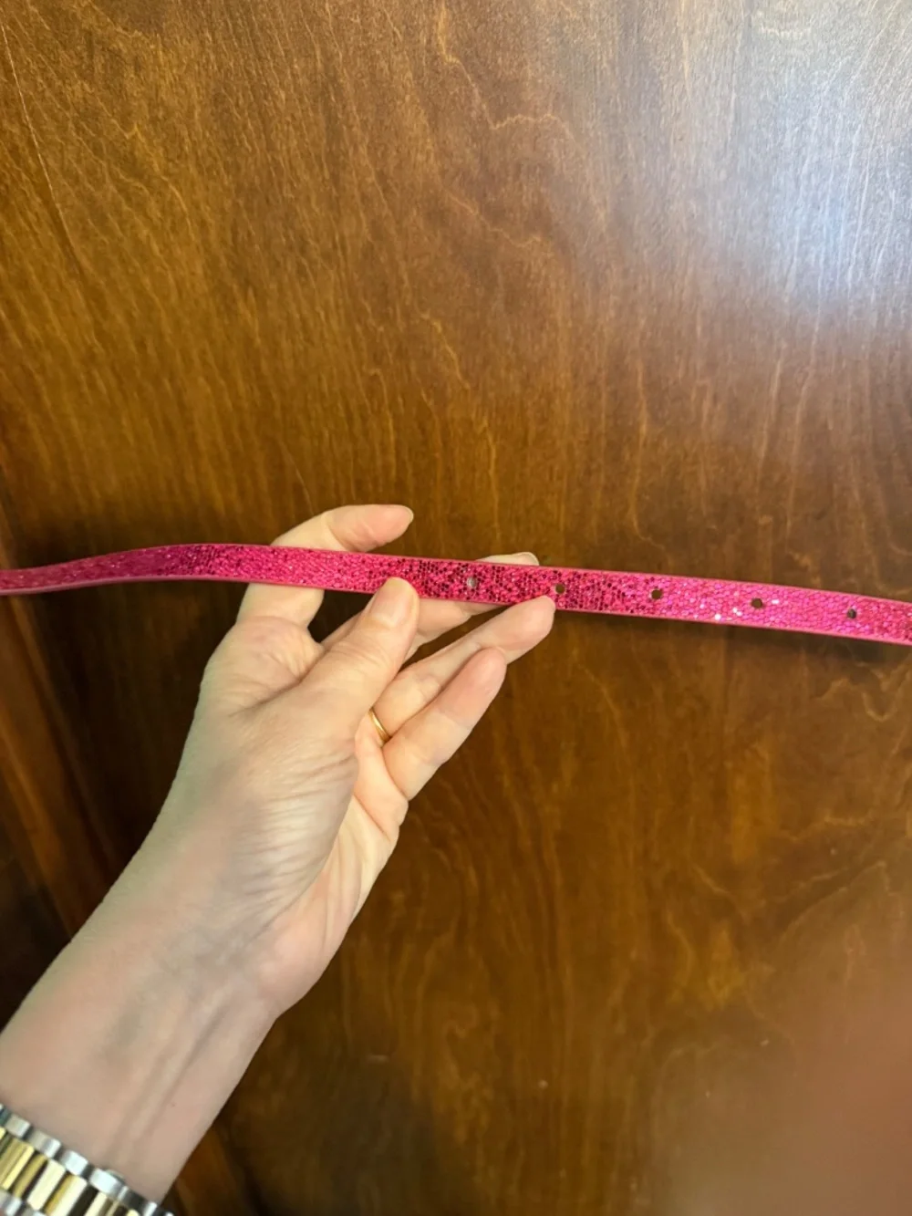 Pink sparkle Lilly Pulitzer belt